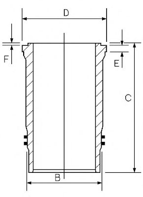 GOETZE ENGINE 1445292000 -  Гильза цилиндра